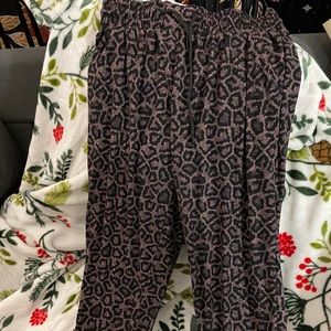 Cheetah joggers